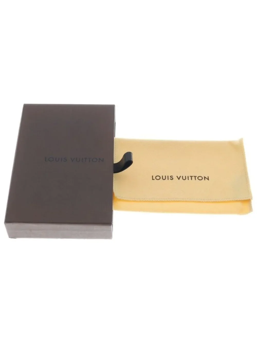 Louis Vuitton Porte Cartes Simple Card Case Wallet Black